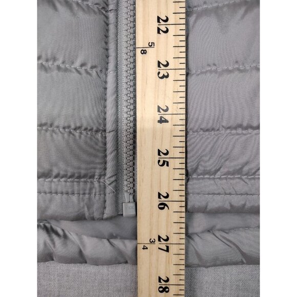 Isaac Mizrahi Live Women's Gray Sleeveless Zip Puffer Vest Jacket XXS USED - Picture 4 of 6